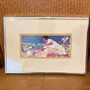 Leroy Neiman Get Shot Custom Framed Print